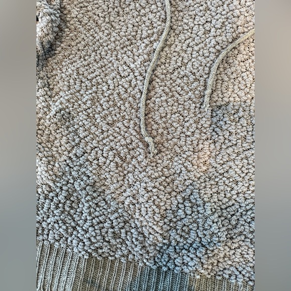 Miracle Textured Gray Sweater Hoodie - Picture 3 of 4